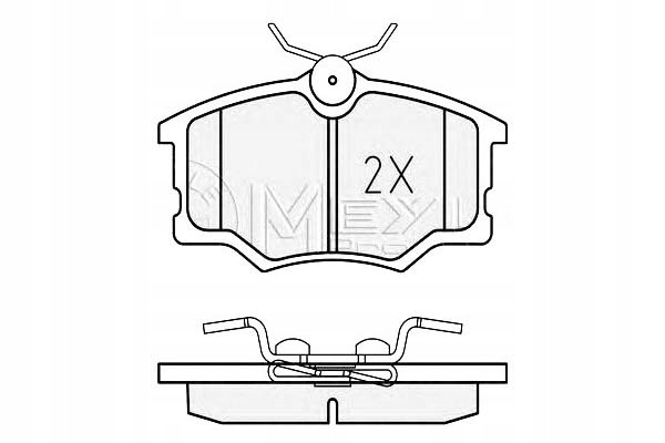 фото №13, Meyle тормозные колодки ham. opel p. corsa b 1,4/1,7d 93-00