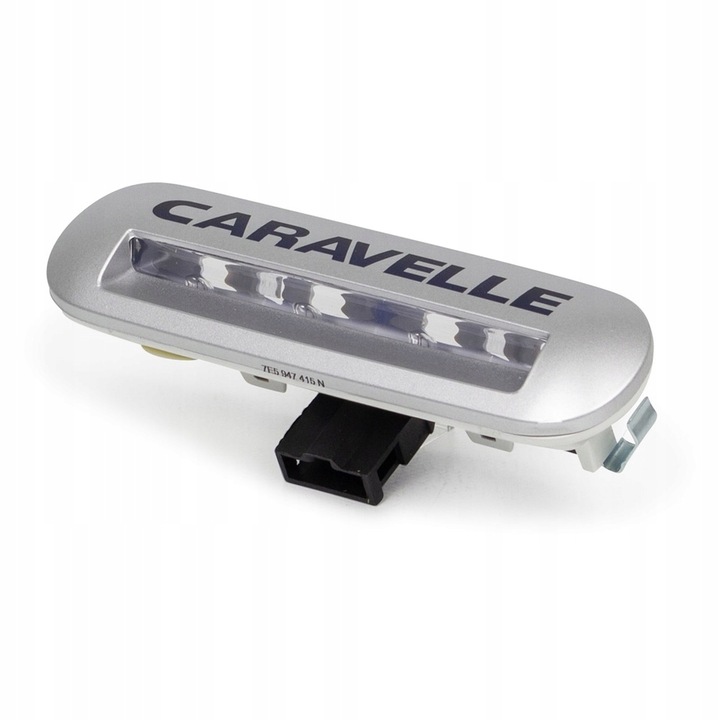 фото №12, Лампа порога ступень vw t5 t6 з надпись caravelle