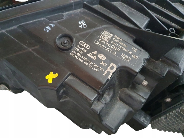 фото №10, Audi a6 рестайлінг lx7p s-line перед комплектний капот крила бампер підсилювач