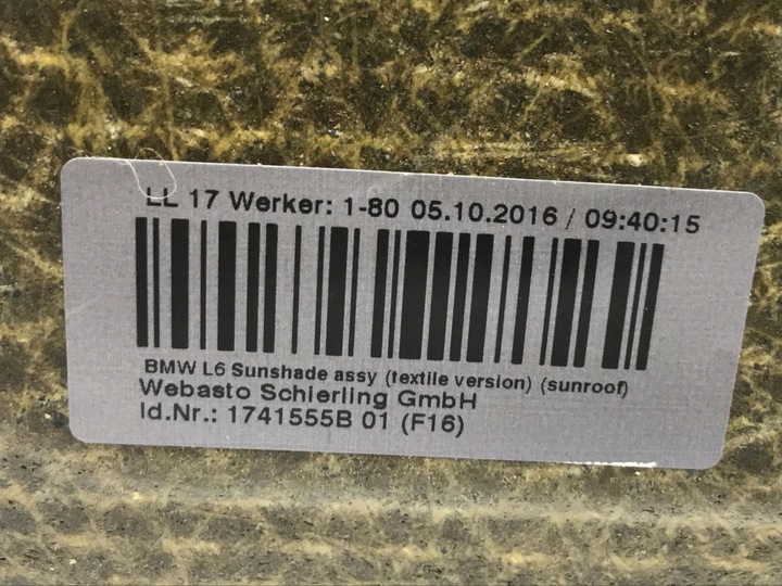 фото №9, Bmw f16 x6 f10 g30 f90 g11 g12 f86 стеля люк 1741555