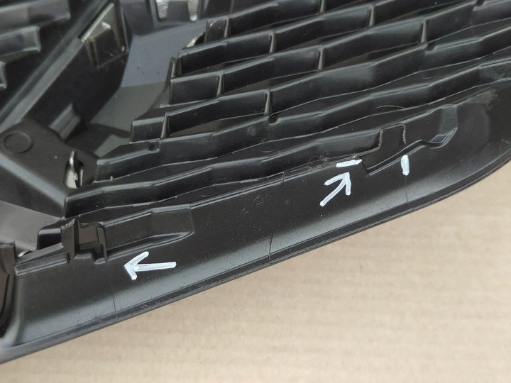 фото №12, Nissan qashqai 2 ii j11 13-16 решітка радіатора решітка бампера хром 62310-4ea0a