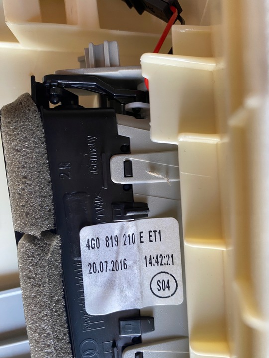 фото №9, Audi a7 c7 4g рестайлинг s-line защита стойка b правая 4g8867244a hf6 38km