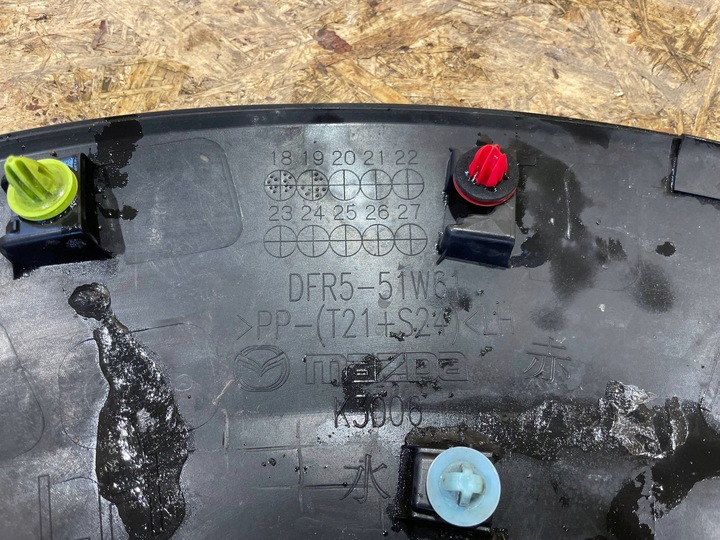 фото №12, Mazda cx30 cx-30 19- планка накладка na крыло левый зад задняя