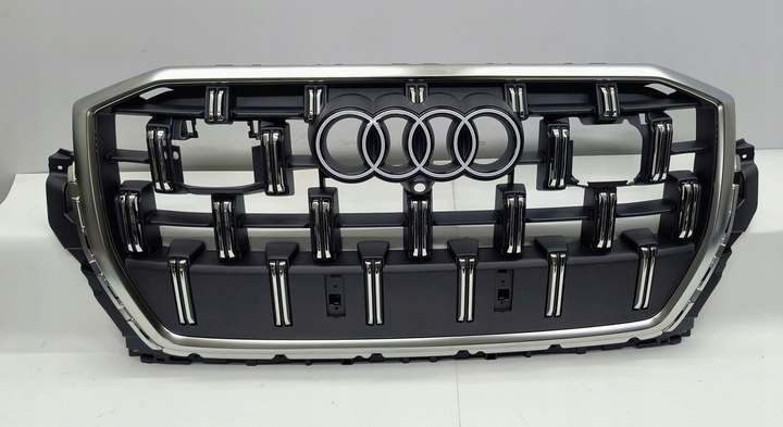 фото №1, Решітка радіатора нове q7 4m 2024r базовий хром mat pod радар 4m0853651be