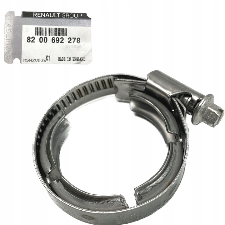 фото №10, Хомут шланг egr renault 1.5 dci скручена 8200692278 org