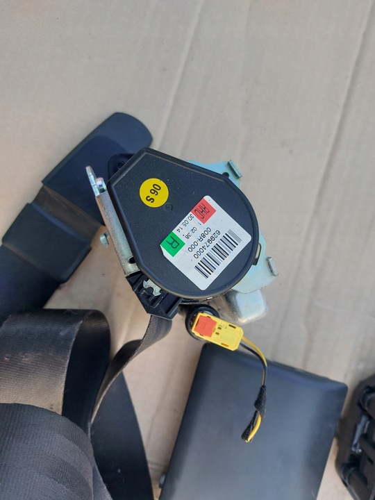 фото №7, Skoda superb ii 2 рестайлинг подушка безопасности подушка pas ремни 3t0880201g 3t0880204b