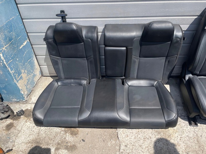 фото №6, Dodge challenger 2015+ сиденья диван кожа обивка комплект