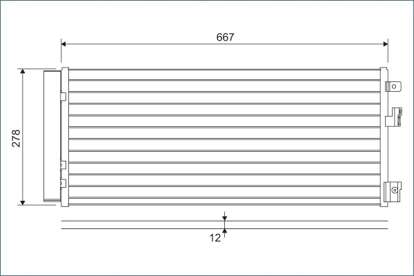 фото №10, Valeo 822574 конденсатор, кондиционер