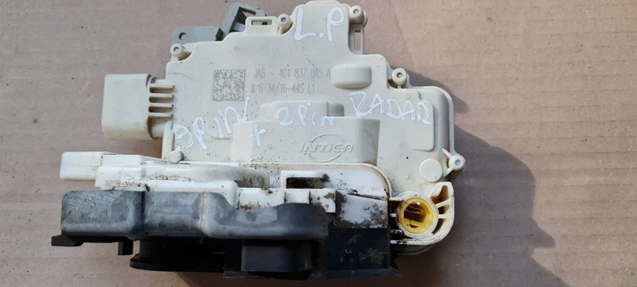 фото №9, S6 c7 4g a6 рестайлинг замок дверь левый перед 4g1837015a pod радар 9pin+2