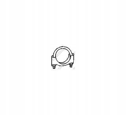 фото №1, Bosal хомут глушник 48 mm /m8/ універсальний bsl
