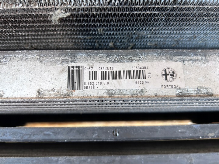 фото №9, Комплект радиатор радиатор вентилятор alfa romeo giulia 2.2d дизель