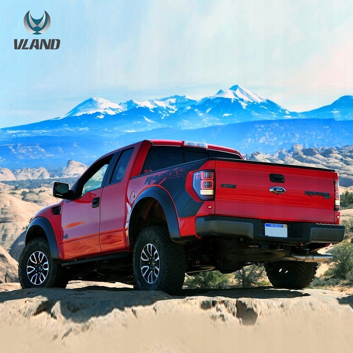 фото №12, Лампа лампы зад l + r led vland комплект тонированный ford f150 f-150 2009-2014