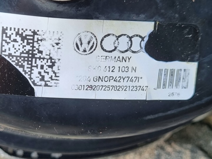 фото №6, Насос тормозная серво усилитель тормозные audi a4 b8 a5 8k0612103n