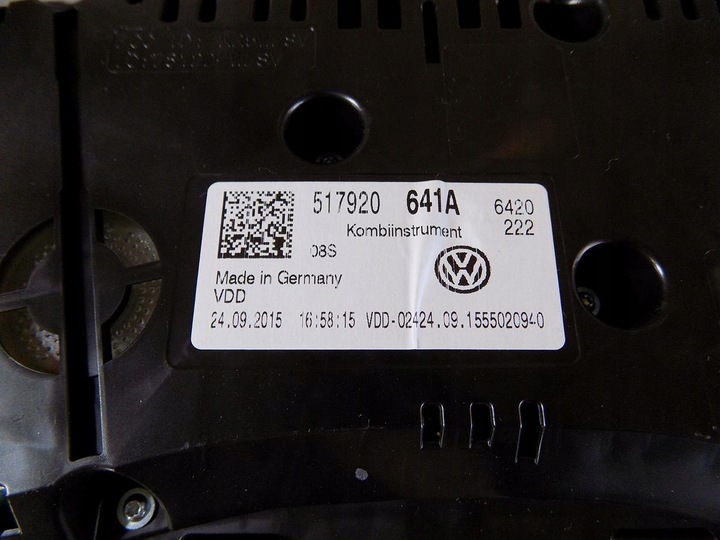 фото №6, Vw golf sportsvan tdi спідометр  прилади 517920641a