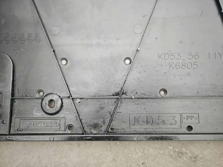 фото №7, Mazda cx-5 2012-2017 kd535611y нижня захист бампера передньої перед