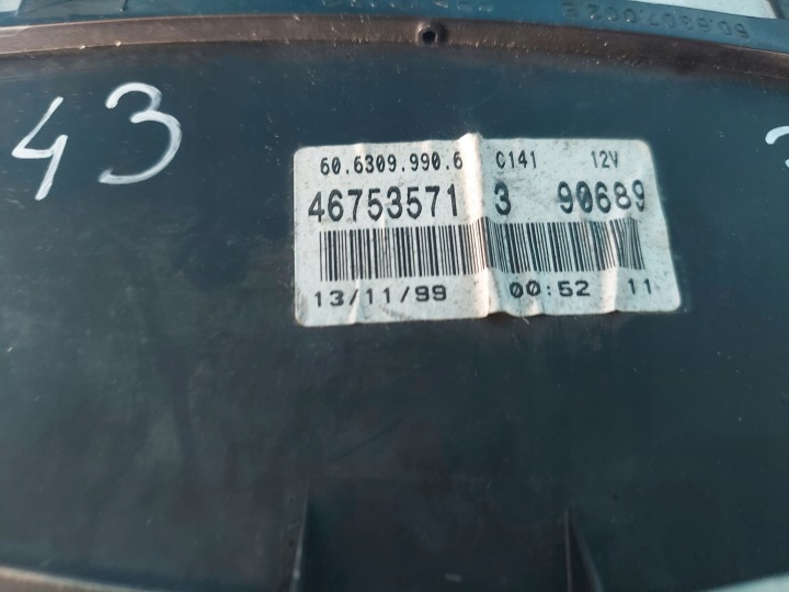 фото №5, Спідометр  манометр fiat punto ii 1.2 b 467535713