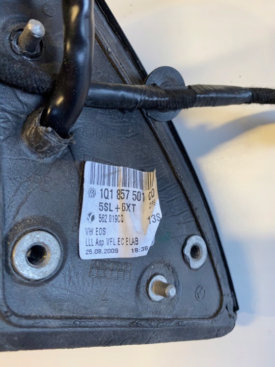 фото №6, Зеркало левая vw eos каркас 1q1857502cq 11pin