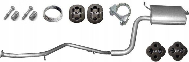 фото №1, Toyota avensis 1.6 1.8 2.0 09r- глушник труба