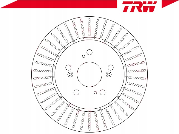фото №2, Trw диски тормозные 2szt honda civic viii хэтчбек
