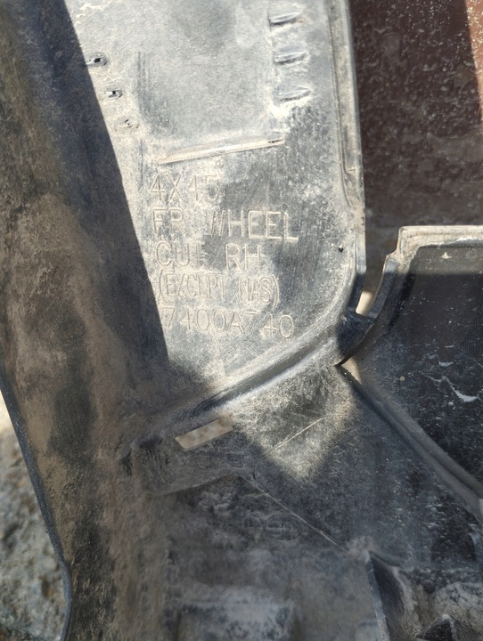 фото №9, Планка na крило права перед mitsubishi eclipse cross 7400a740