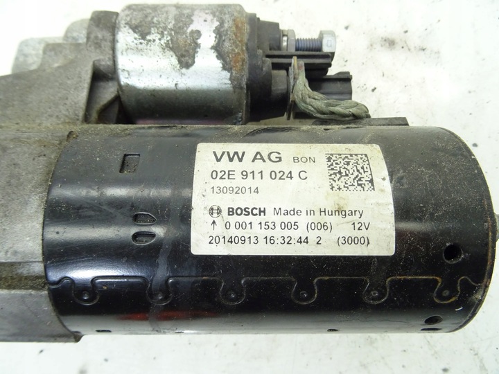 фото №3, Vw passat стартер 02e911024c .