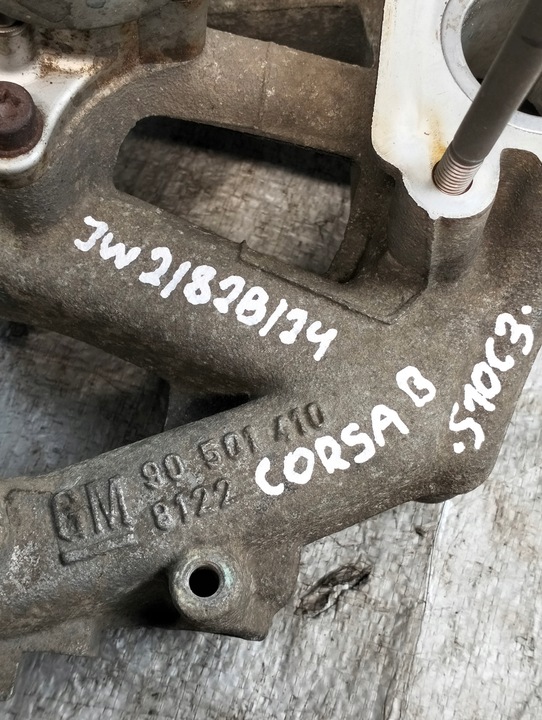 фото №12, Коллектор всасывающий opel corsa b 1.4 ecotec 66kw 94-00r 90501410