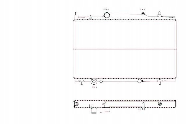 фото №1, Nrf радіаторів citroen c5 3,0 v6 01- peugeot 607 80