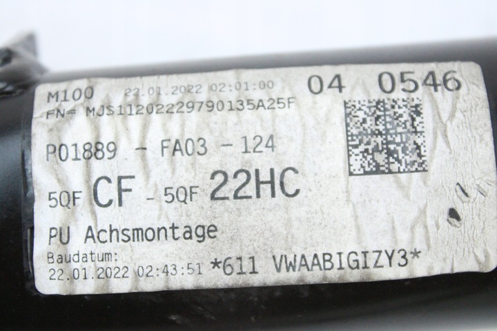 фото №8, Амортизатор перед seat tarraco 1.5 tsi 5qf412022hc низкий пробег
