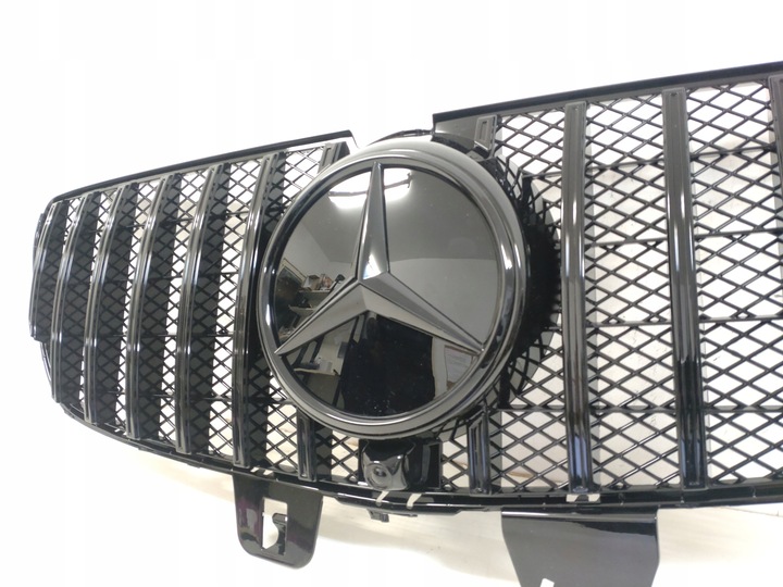 фото №9, Новый решётка радиатора решётка радиатор mercedes v-klass w447 рестайлинг 2019- gt полный чёрный