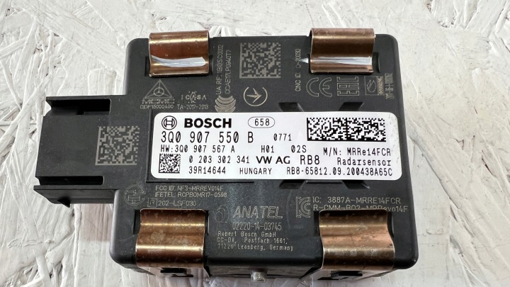 фото №7, Vw audi skoda радар датчик дистроник acc 3q0907550b
