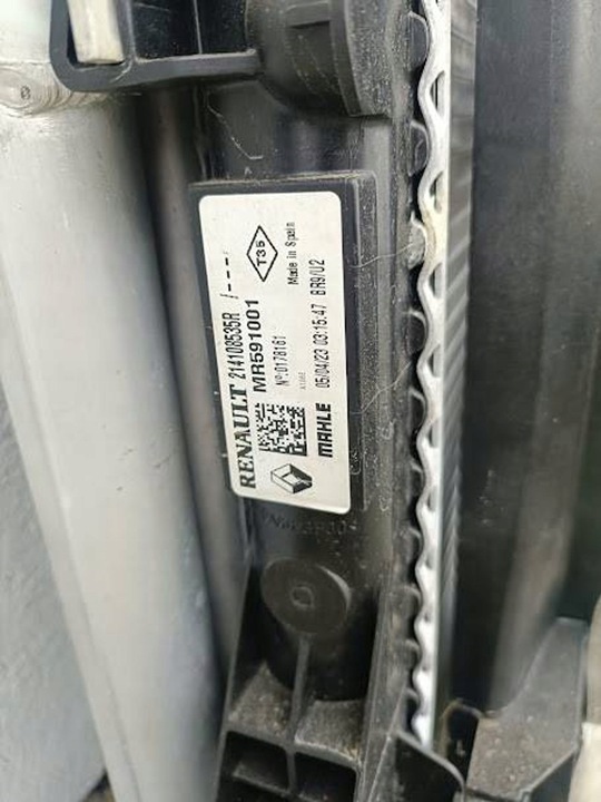 фото №8, Комплект радиатор вентиляторы renault master 10- 214108535r