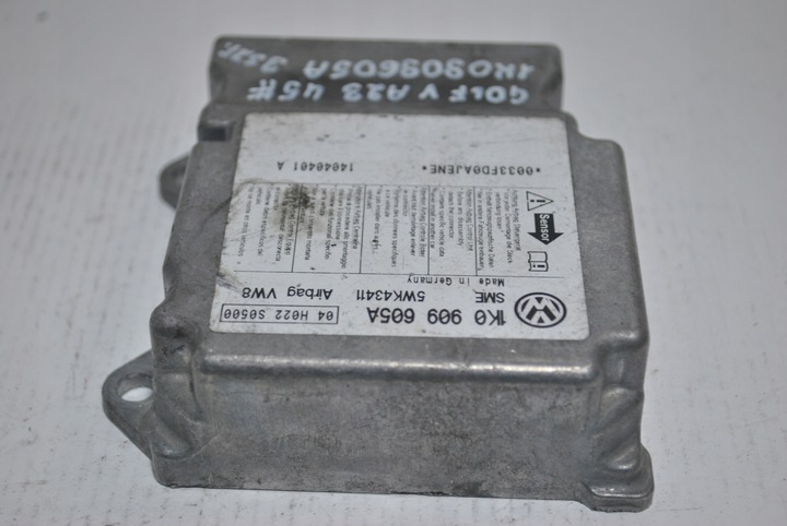фото №6, Модуль датчик подушка безопасности vw golf v 1k0909605a