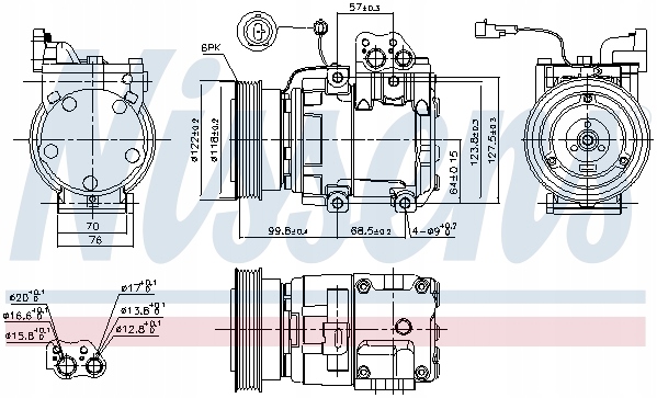 фото №10, Nissens компресор кондиціонера hyundai tuscon 04-