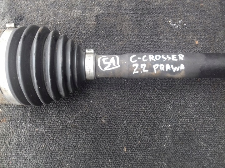 фото №3, Полуось правая citroen c-crosser 2.2hdi