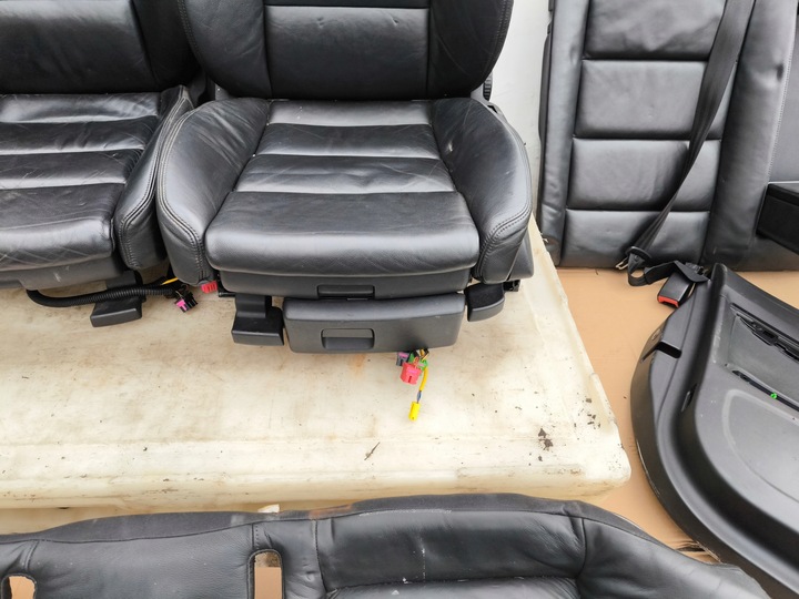 фото №9, Сидіння сидіння комплект audi a6 c6 шкіра ковші комплект !!!