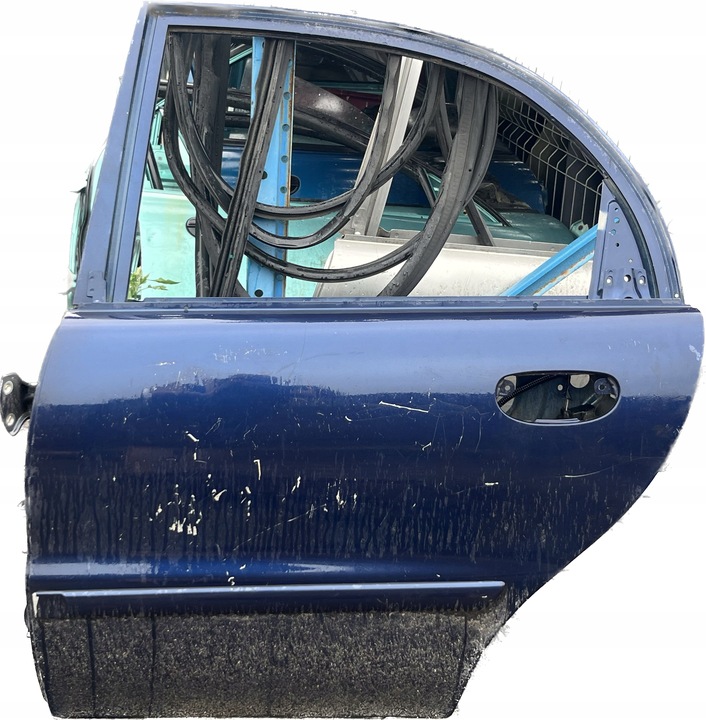 фото №1, Daewoo lanos дверь левая зад тёмно-синий