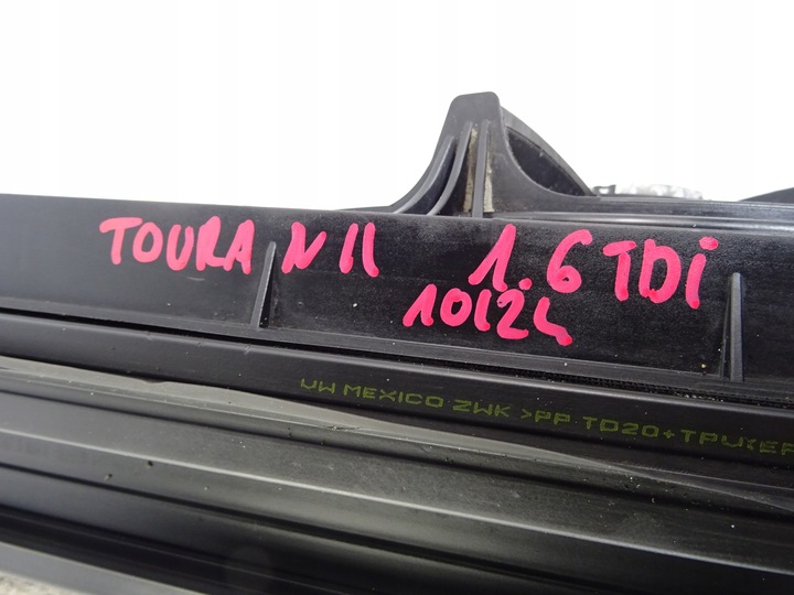 фото №12, Vw touran рестайлинг 1.6 tdi комплект радиатор 1k0121251dd 1k0820411ah 1k0145803bm