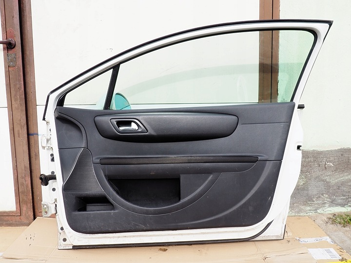 фото №7, Citroen c4 купе 3-d дверь правые лак запчасть белый красивый