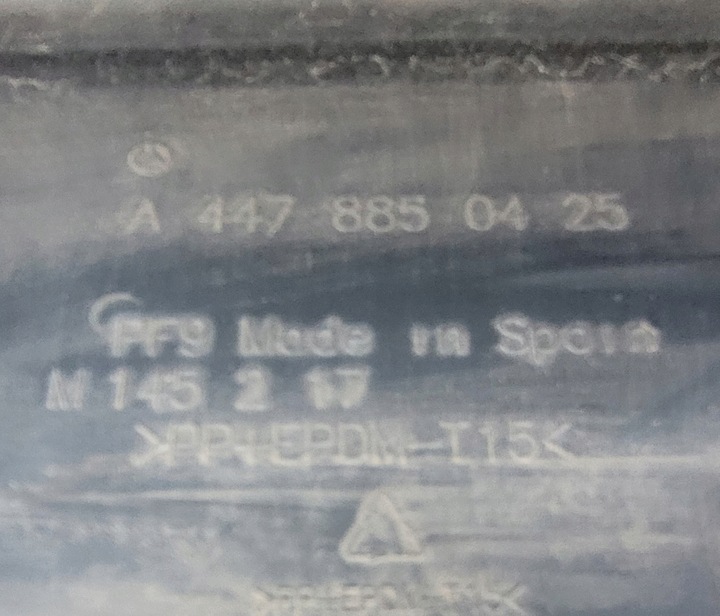 фото №9, Mercedes vito w447 14-19 бампер переднее перед