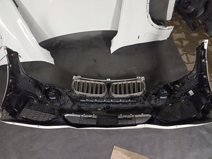 фото №9, Бампер перед bmw x5 f15 m набір 6xpdc a300 альпійський білий комплектний