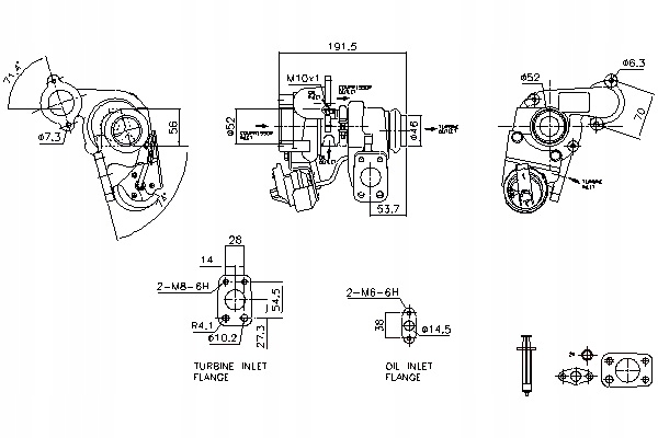 фото №2, Турбонагнітач ds ds 3 ds 4 citroen berlingo berlingo multispace