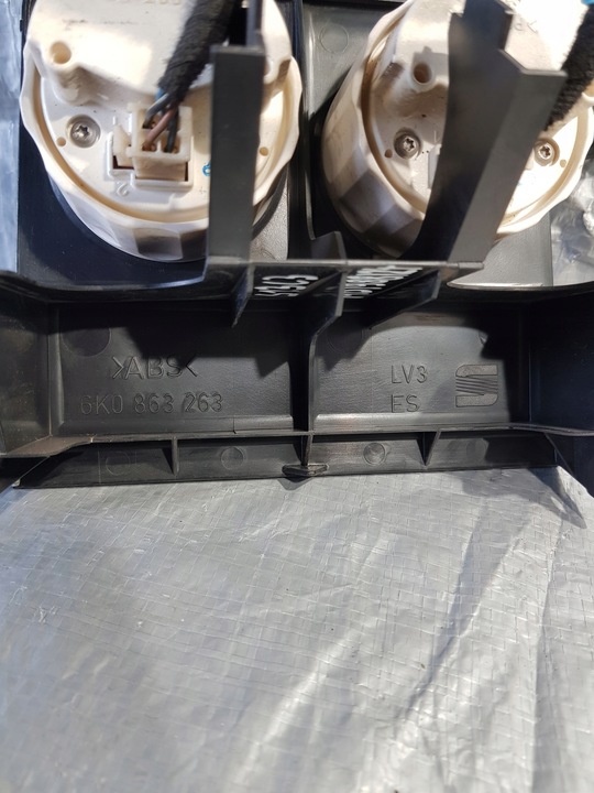 фото №6, Приборы консоли дополнительный seat ibiza iii 1.9 tdi 6k0863263
