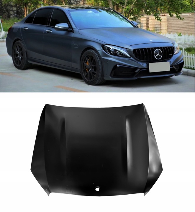фото №15, Mercedes w205 c63 sedan bodykit бампер решітка радіатора пороги 2015-2020 c 63 набір