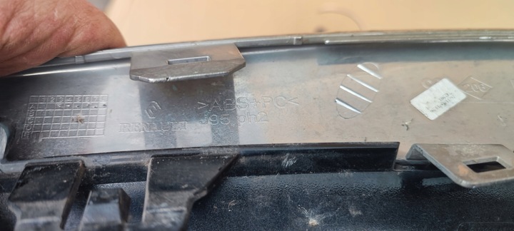 фото №10, Scenic iii рестайлінг 13-16 решітка бампера права хром галоген led drl комплект