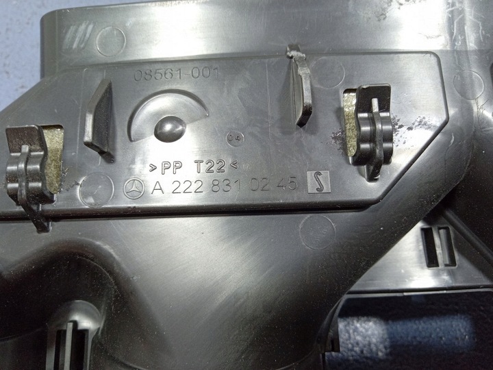 фото №6, Mercedes s клас w222 решітка повітропровід консолі середня a2228310245