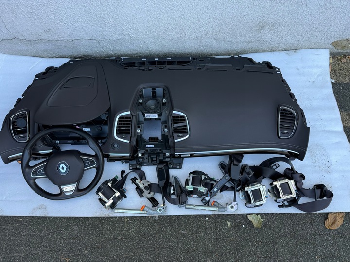 фото №7, Renault espace v initiale руль кожаный защита колонки оригинал