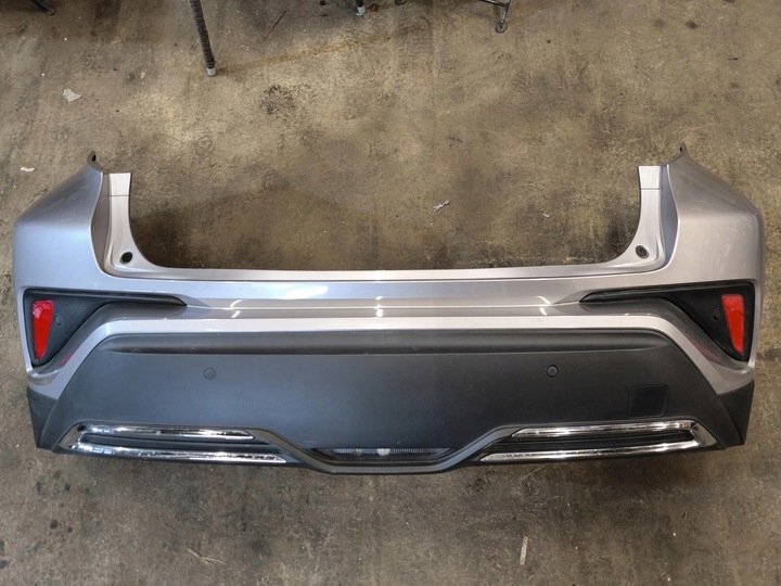 фото №1, Toyota chr i рестайлінг бампер зад 6pdc хромовані елементи комплектний 2nk