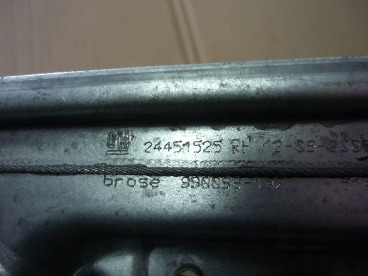 фото №9, Механізм скла праві зад opel vectra c sedan na korbkę