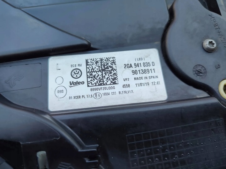 фото №16, Фара лампа лівий перед volkswagen t-roc 2020 2ga941035d повний led