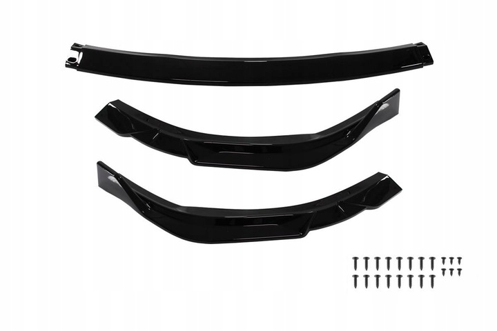 фото №3, Сплиттер переднее lexus es 13-14 gloss чёрный